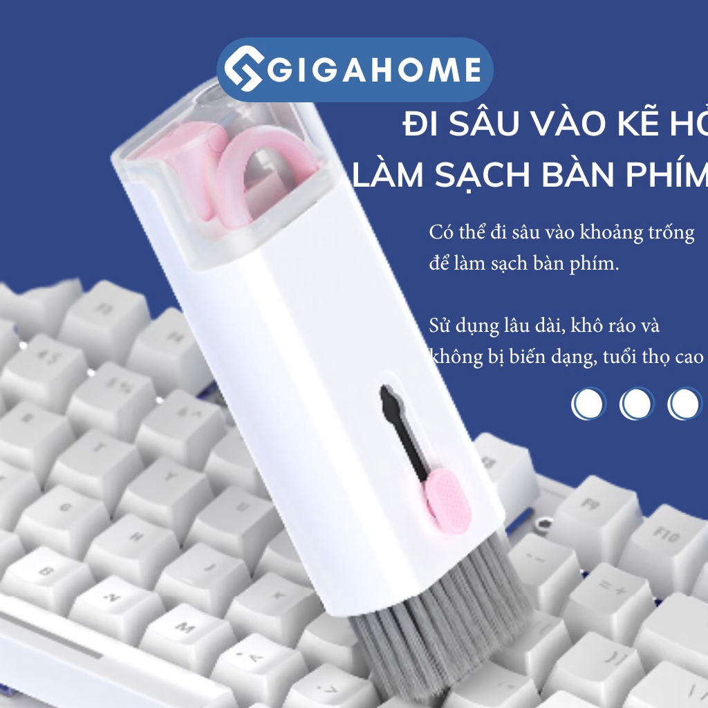 Dụng Cụ Vệ Sinh Tai Nghe Bàn Phím Máy Tính, Lau Màn Hình Hiệu Quả GIGAHOMEVN 11582