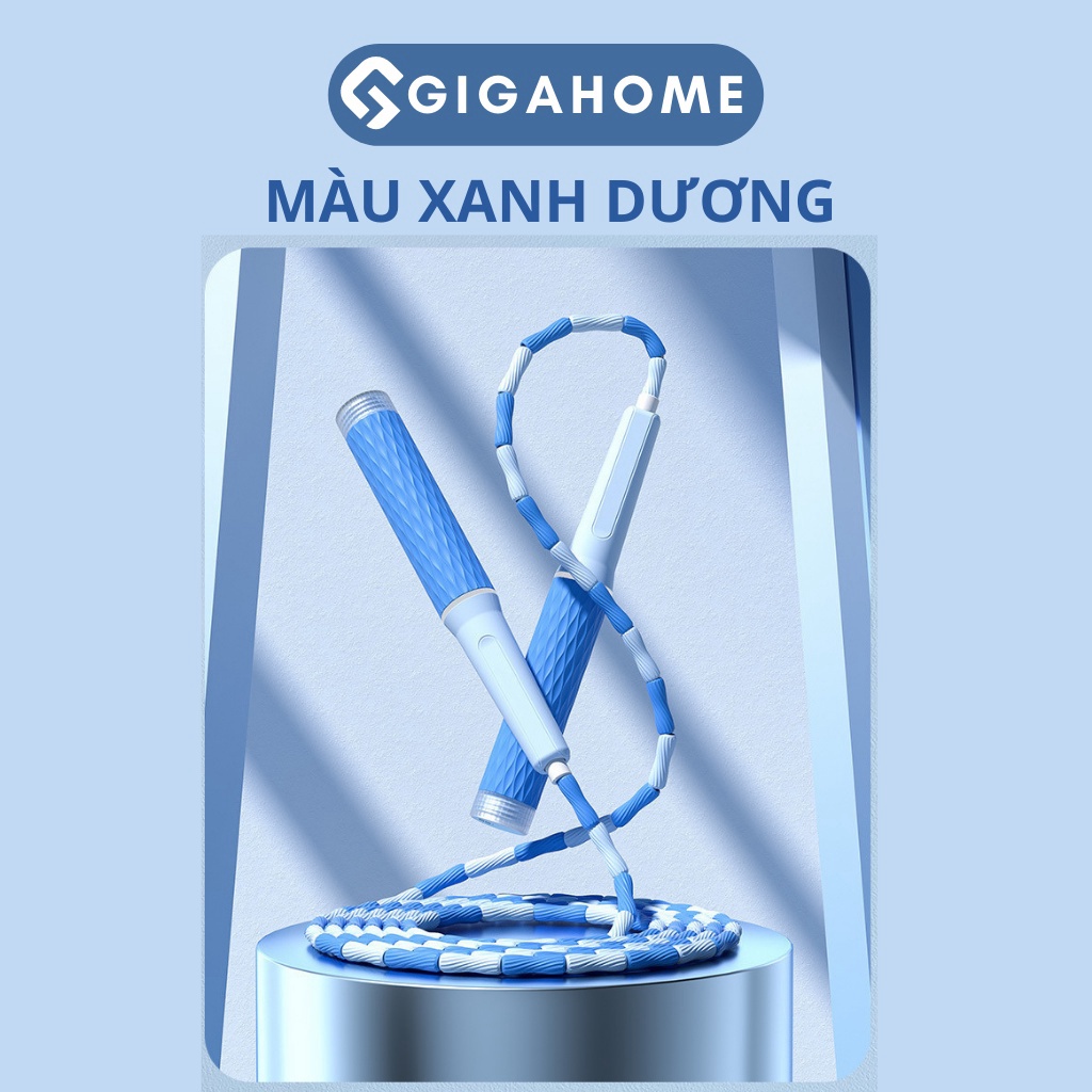 Dây Nhảy Tập Thể Dục GIGAHOMEVN Tăng Cường Thể Lực, Giảm Cân Hiệu Quả Bằng Tre Chống Thắt Nút 1087