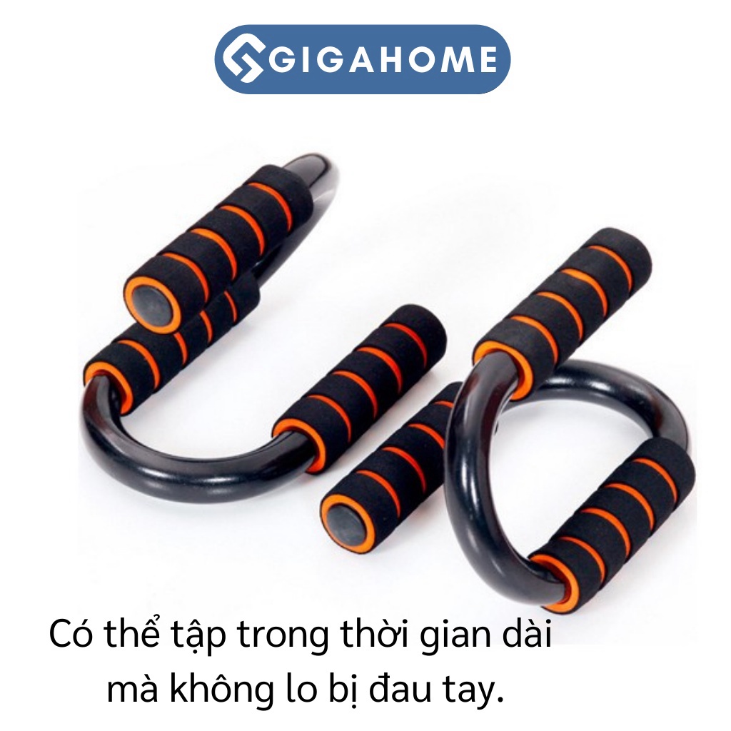 Dụng Cụ Hít Đất, Hỗ Trợ Chống Đẩy Push Up Tập Thể Thao Tại Nhà Chữ S GIGAHOME 3090