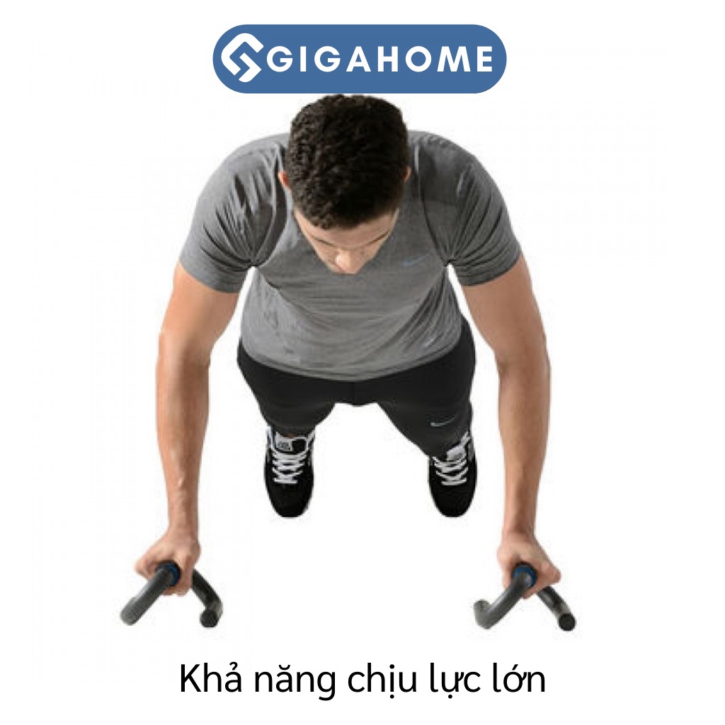Dụng Cụ Hít Đất, Hỗ Trợ Chống Đẩy Push Up Tập Thể Thao Tại Nhà Chữ S GIGAHOME 3090