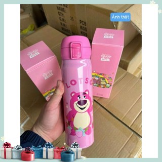 ❤️❤️ bình giữ nhiệt lotso gấu hồng ninox 304 500ml a.d