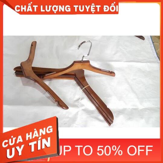 Móc Gỗ nâu 38cm COMBO 5 CÂY