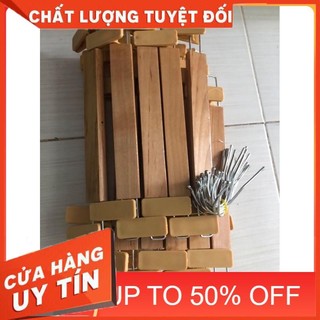 Móc kẹp gỗ 32cm combo 5 cây