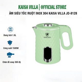 Ấm Siêu Tốc Ruột Inox 304 Kaisa Villa JD-8128 Dung Tích 1.8L