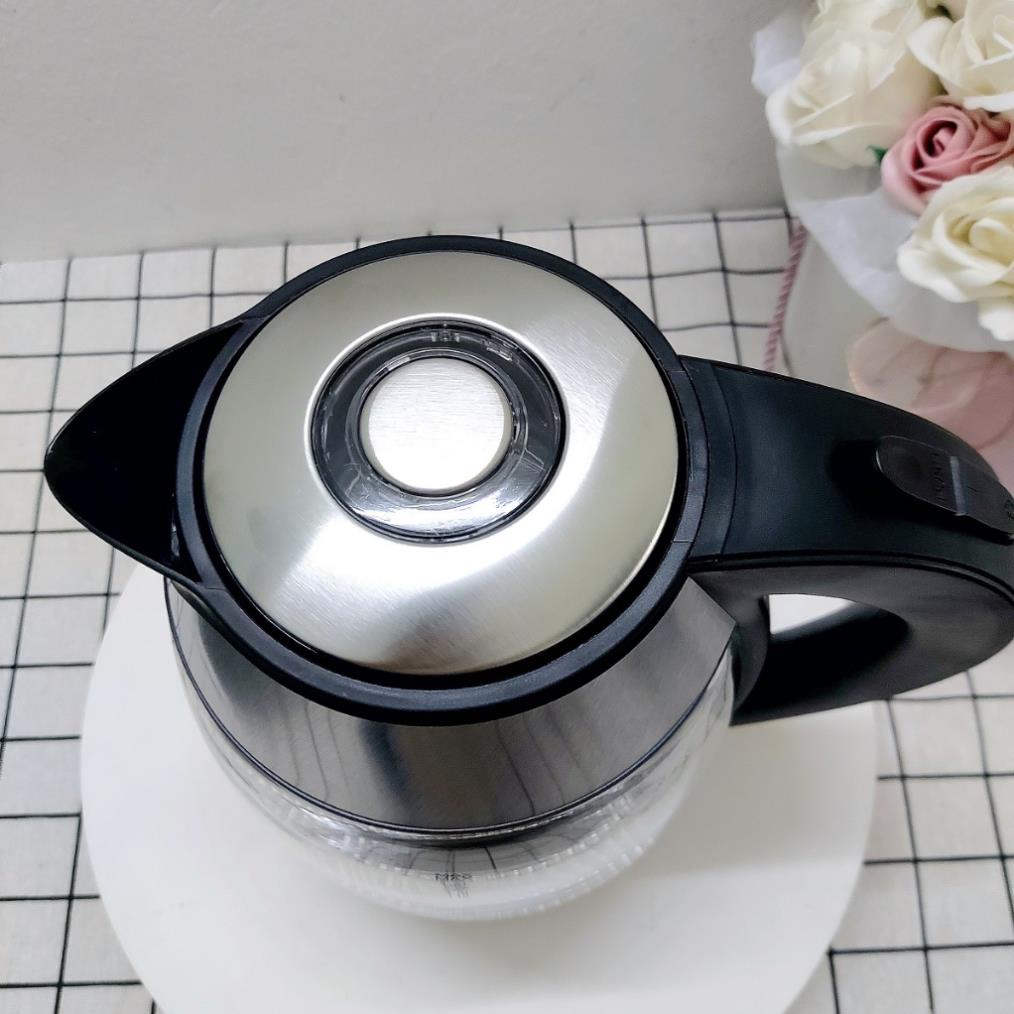 Ấm Siêu Tốc Bình Siêu Tốc Thủy Tinh Bühäiber BHB0802 - 1.8L, Hàng Chính Hãng Bảo Hành 12 Tháng