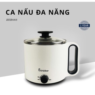 Ca mỳ điện đa năng, nồi lẩu mini chính hãng bühäiber bhb6868