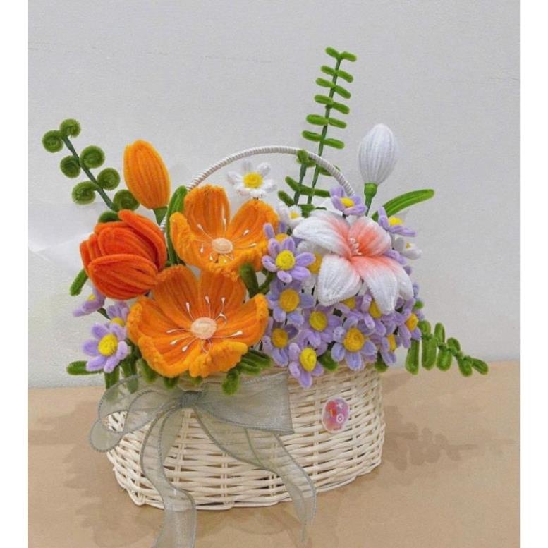 Rẻ Bó 50 - 100 que kẽm nhung làm hoa trang trí, quà tặng handmade