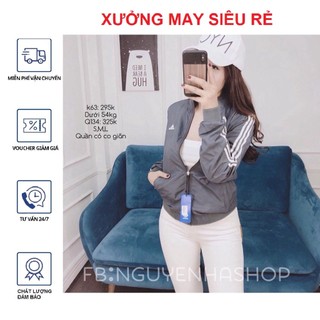 [S01] Áo khoác nữ Áo khoát nữ gió dù 2 lớp chống nắng 2 mặt mặc được hàng bao chất xitin-M010