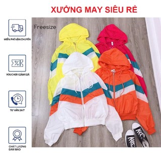 Áo khoác dù G nữ có nón thêu hàng đẹp - M173 + M173