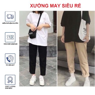 [S01][HÌNH THẬT] Áo thun nữ nam unisex căp đôi áo phông nữ tay lỡ trơn phối đẹp bao chất-BT036