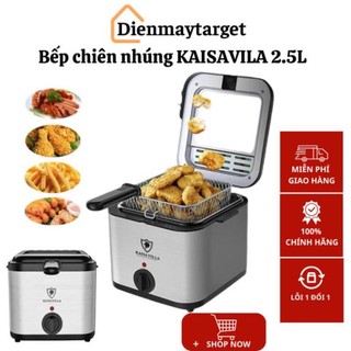 Nồi chiên ngập dầu Kaisa Villa JD8041 công suất 1000W dung tích 2.5L, bếp chiên nhúng điện đa năng tiện lợi