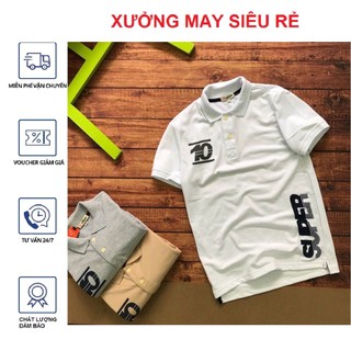 [S01] Áo thun nam Áo phông nam có cổ trụ cổ bẻ Dry 10 bao đẹp bao chất - M150