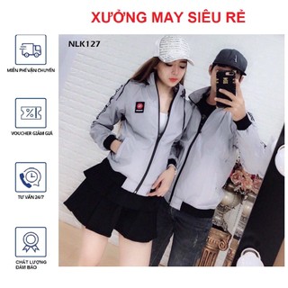 [S01] Áo khoác cặp Áo khoát đôi gió dù 2 lớp chống nắng chữ Vogu nón tháo rời được cao cấp mẫu mới  cực chuẩn - M096