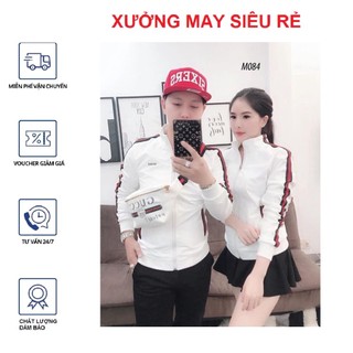 [S01] Áo khoác cặp áo khoát đôi gió dù 2 lớp chống nắng Guc viền tay cao cấp bao chấtcực chất - M102
