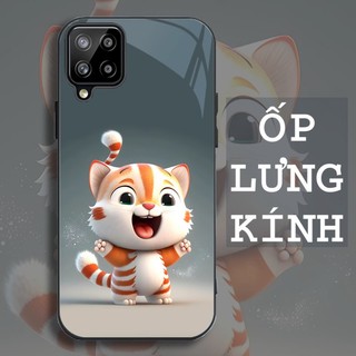 Ốp Lưng SAMSUNG GALAXY A12, A22,M22,M32, A22 5G, M12 Mặt kính cường lực, cao cấp Họa tiết 12 CON GIÁP NGỘ NGHĨNH .