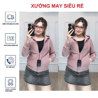 [S01] Áo khoát nữ gió dù 2 lớp chống nắng LOVE MY BOOK siêu hot cực chất hàng đẹp-M063
