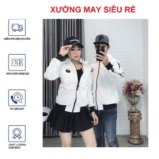 [S01] Áo khoác nữ nam cặp đôi Áo khoát nữ gió dù 2 lớp chống nắng Thrather  siêu hot chuẩn shop-M097
