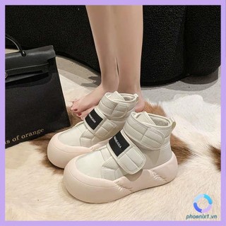 Giày Bốt Đi Tuyết Đế Dày Chống Trượt Không Thấm Nước Thời Trang Cho Nữ