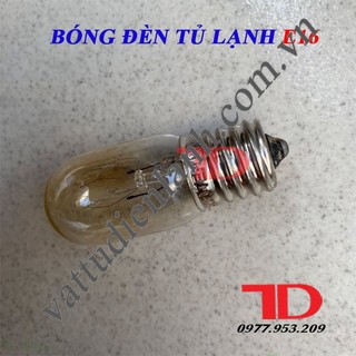 Bóng đèn tủ lạnh E16 đầu tù đuôi lớn