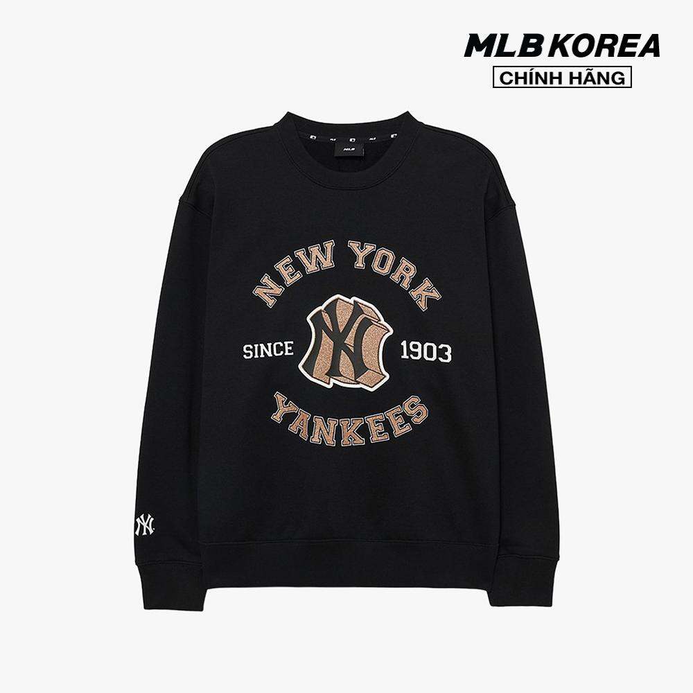 MLB - Áo sweatshirt unisex cổ tròn tay dài bo gấu thời trang 3AMTV1034-50BKS