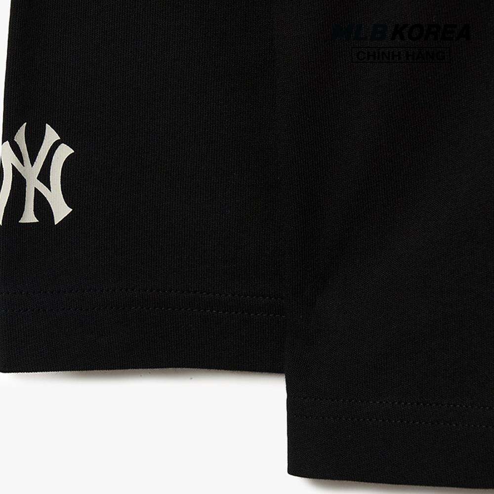 MLB - Áo thun unisex cổ tròn tay dài hiện đại 3ATSL2034-50BKS