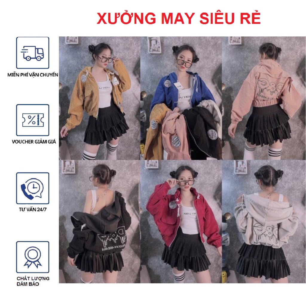 Áo khoác nữ Áo khoát nữ chống nắng nhung DG cực chất phong cách-A836