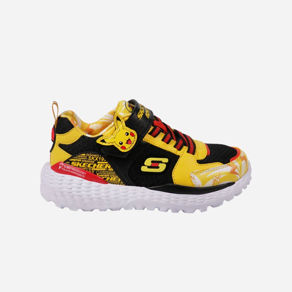 Giày sneaker bé trai Skechers Monster - 407104L-YLMT