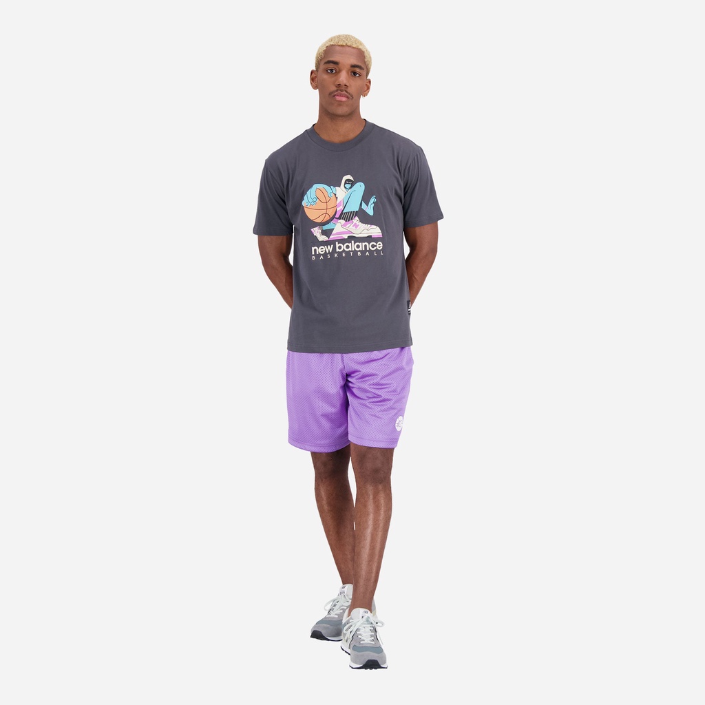Áo thun thể thao nam New Balance Hoops - MT31589ACK