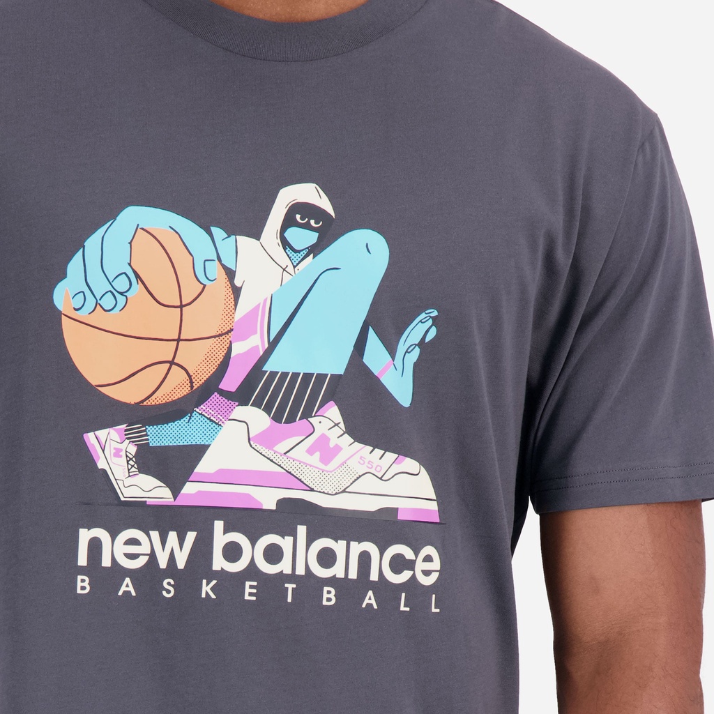 Áo thun thể thao nam New Balance Hoops - MT31589ACK