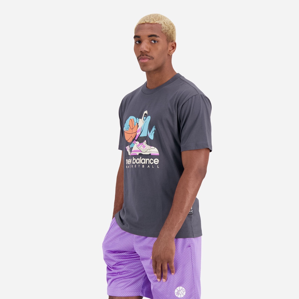 Áo thun thể thao nam New Balance Hoops - MT31589ACK