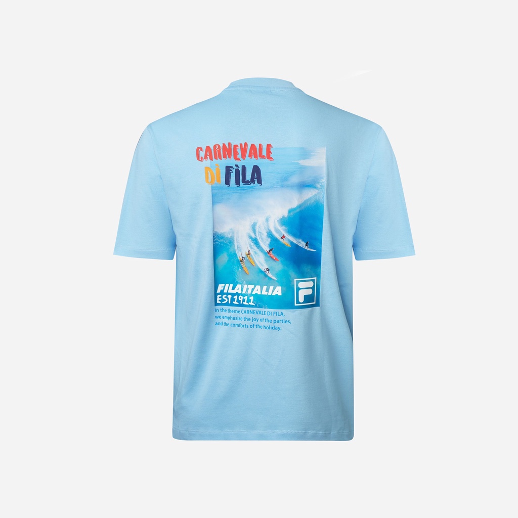 Áo thun tay ngắn thể thao unisex Fila Fila - FW2RSF1022X-SBL