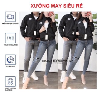 [S02] Áo khoác cặp dù 2 lớp phối màu đen trắng siêu xinh - M099