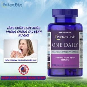 Vitamin Tổng Hợp Cho Phụ Nữ Women One Daily Vitamin 100 viên của Puritan's Pride