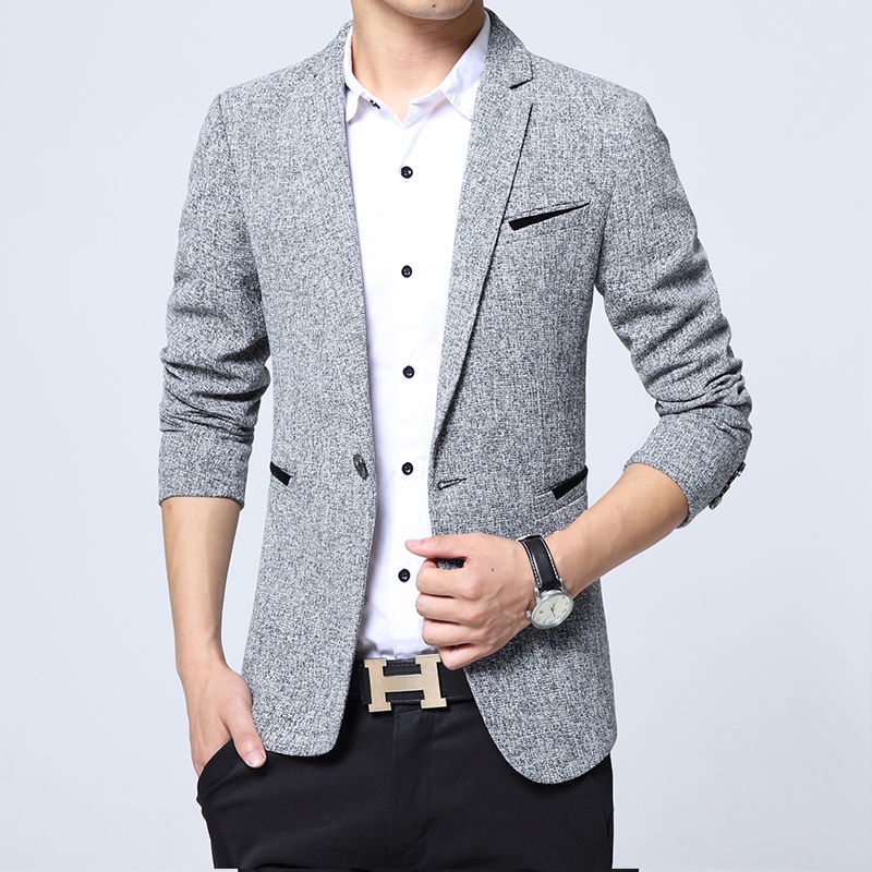 Áo Khoác Cổ Đứng Ôm Dáng Phong Cách Trung Hoa Lịch Lãm Cho Nam