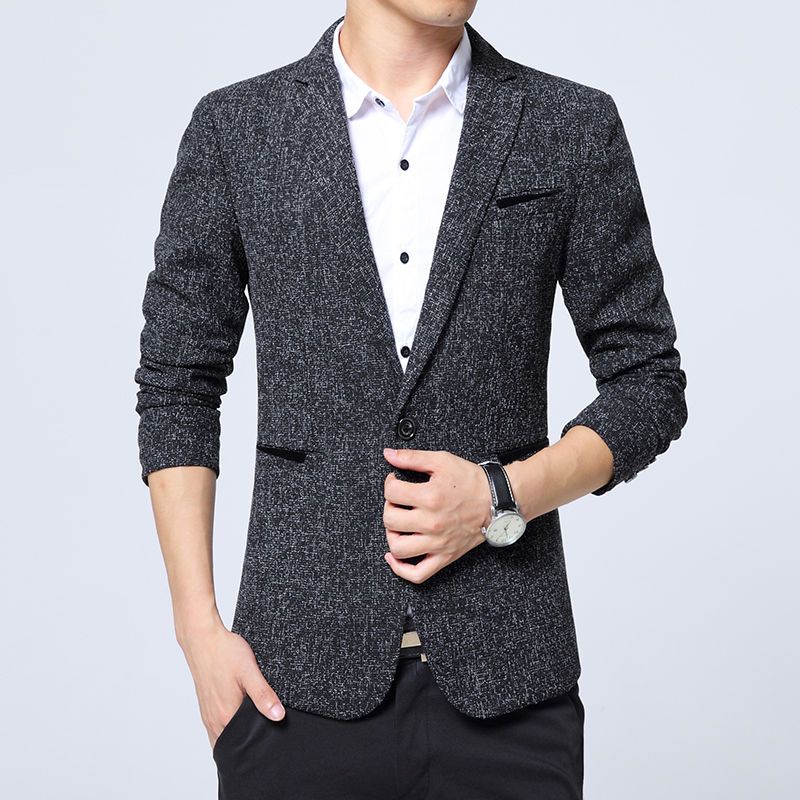 Áo Khoác Cổ Đứng Ôm Dáng Phong Cách Trung Hoa Lịch Lãm Cho Nam