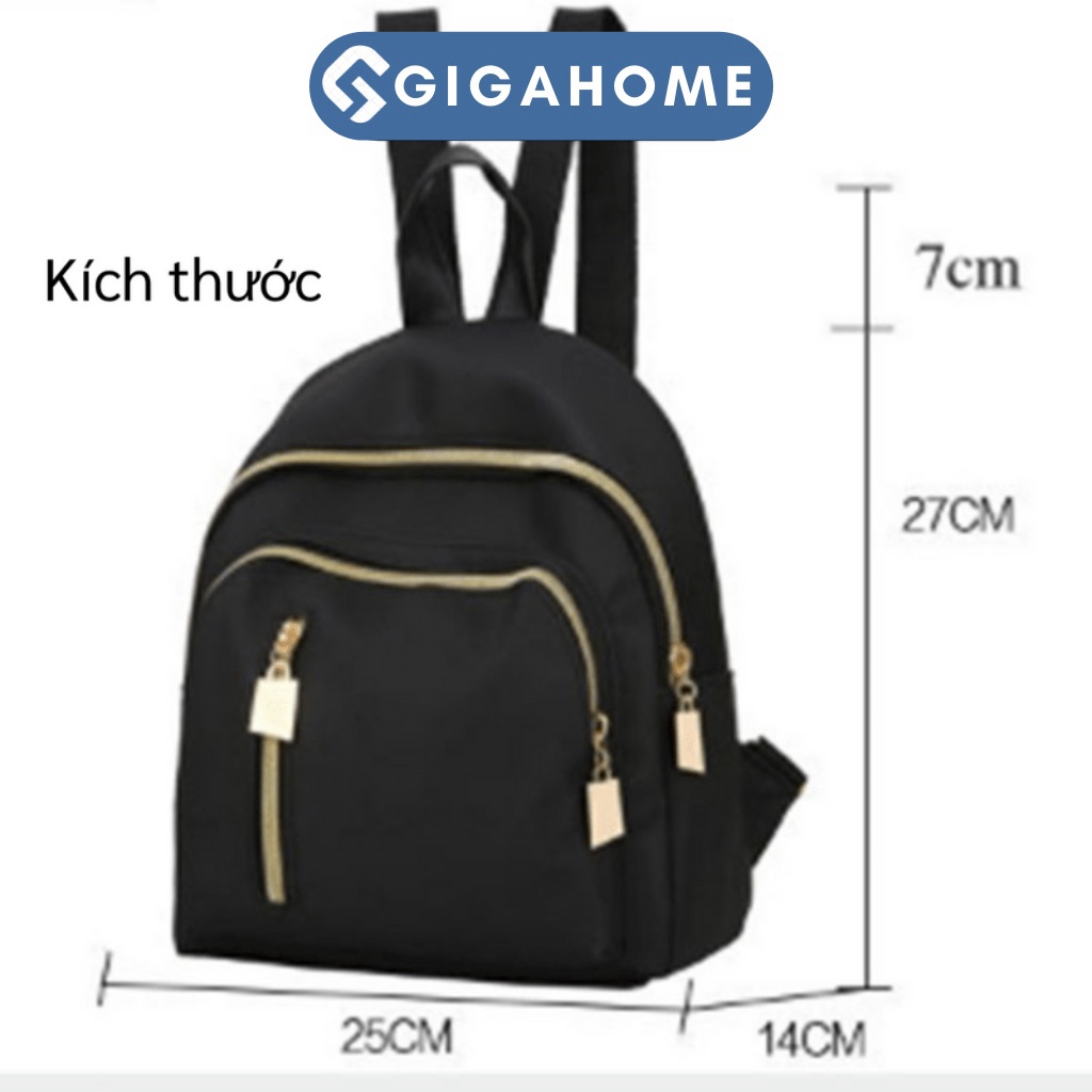 Balo Nữ Thời Trang Phong Cách Dễ Thương GIGAHOME Nhiều Ngăn Tiện Dụng 8294