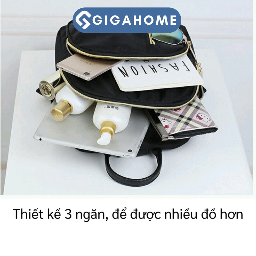 Balo Nữ Thời Trang Phong Cách Dễ Thương GIGAHOME Nhiều Ngăn Tiện Dụng 8294