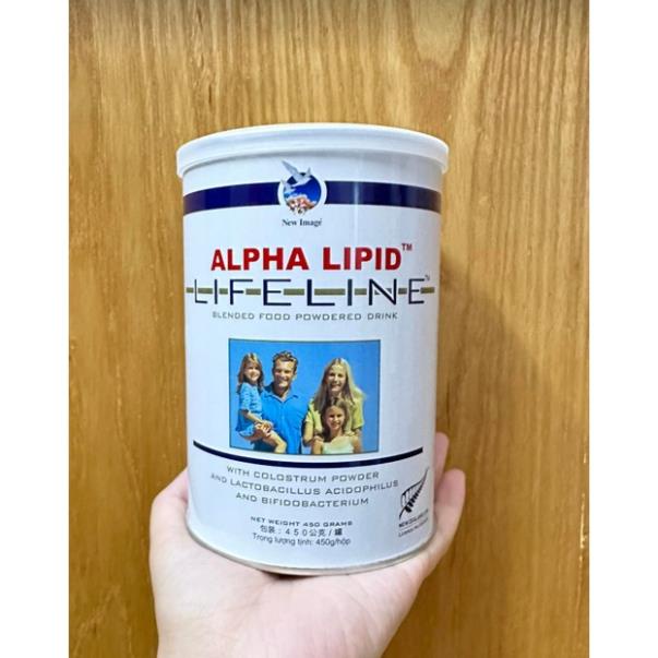 Sữa non Alpha Lipid Lifeline 450g từ New Zealand - Nguyên mã
