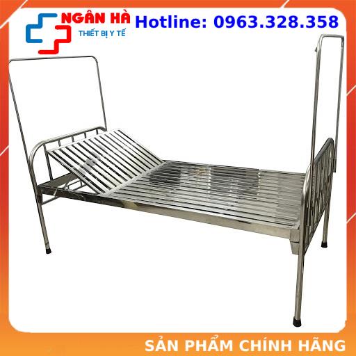 Giường bệnh nhân inox, hàng dát hộp bền đẹp, gọi shop tư vấn trước khi đặt hàng