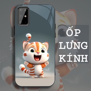 Ốp Lưng SAMSUNG GALAXY S20 PLUS, S20 FE Mặt kính cường lực, cao cấp Họa tiết 12 CON GIÁP NGỘ NGHĨNH .