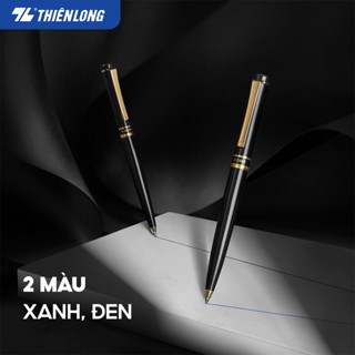  Bút bi bút ký cao cấp Thiên Long Bizner ngòi 1.0mm thân kim loại mạ vàng 18k tinh xảo có túi giấy làm quà tặng Biz-01 