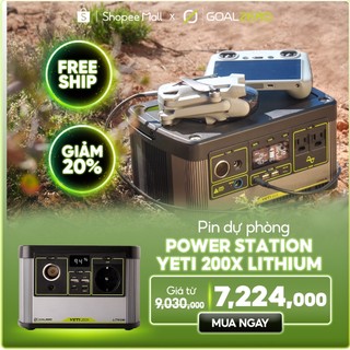 Trạm Điện Dự Phòng Di Động Goal Zero 200X Lithium - Bảo hành chính hãng 12 tháng