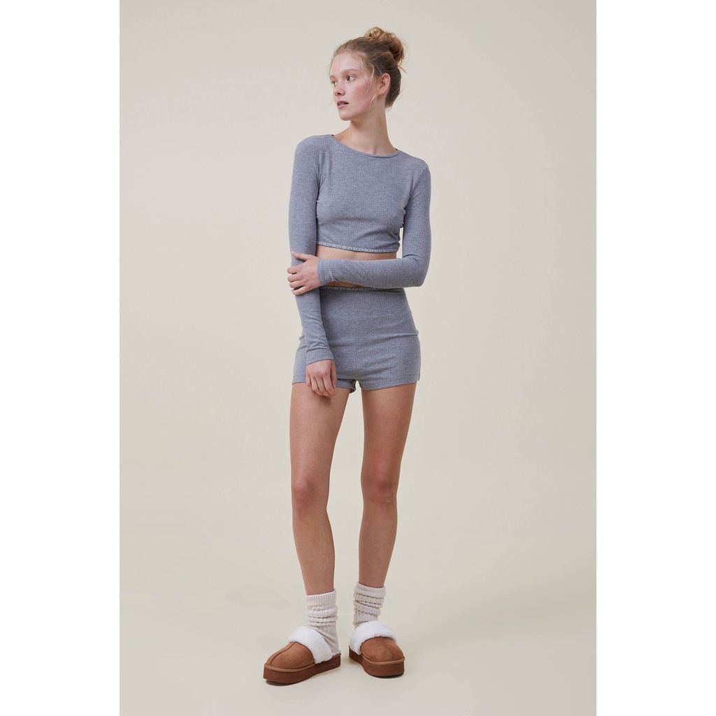 COTTON ON - Quần Short Mặc Nhà Nữ - Body Branded Boyshort 6335590-02