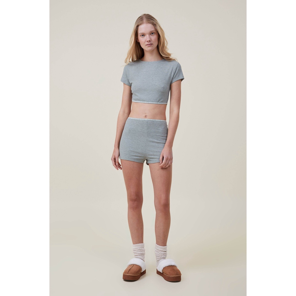 COTTON ON - Quần Short Mặc Nhà Nữ - Body Branded Boyshort 6335590-03