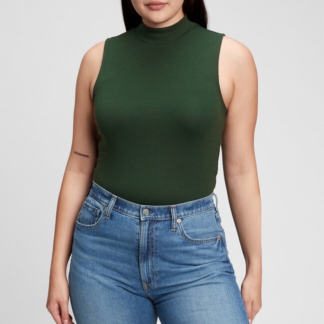 GAP - Áo Sát Nách Nữ - SL MOD MOCKNECK 758108-04