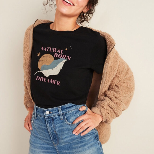 OLD NAVY - Áo Thun Nữ SS EW GPX FAL JERSEY 608187-07