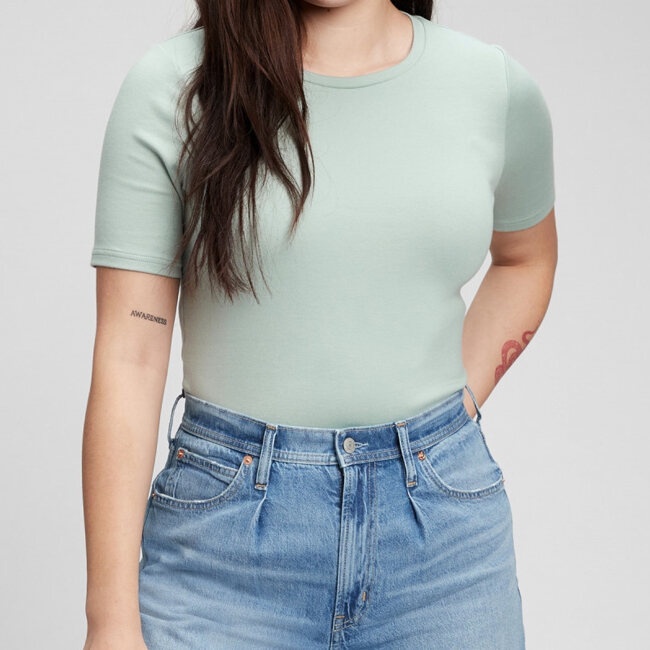 GAP - Áo Thun Tay Ngắn Nữ - SS MOD CR UPDATE 627377-12
