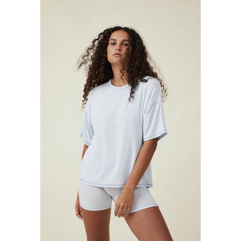 COTTON ON - Áo Thun Ngắn Tay Nữ - Sleep Recovery Slouch T - Shirt 6334653-03