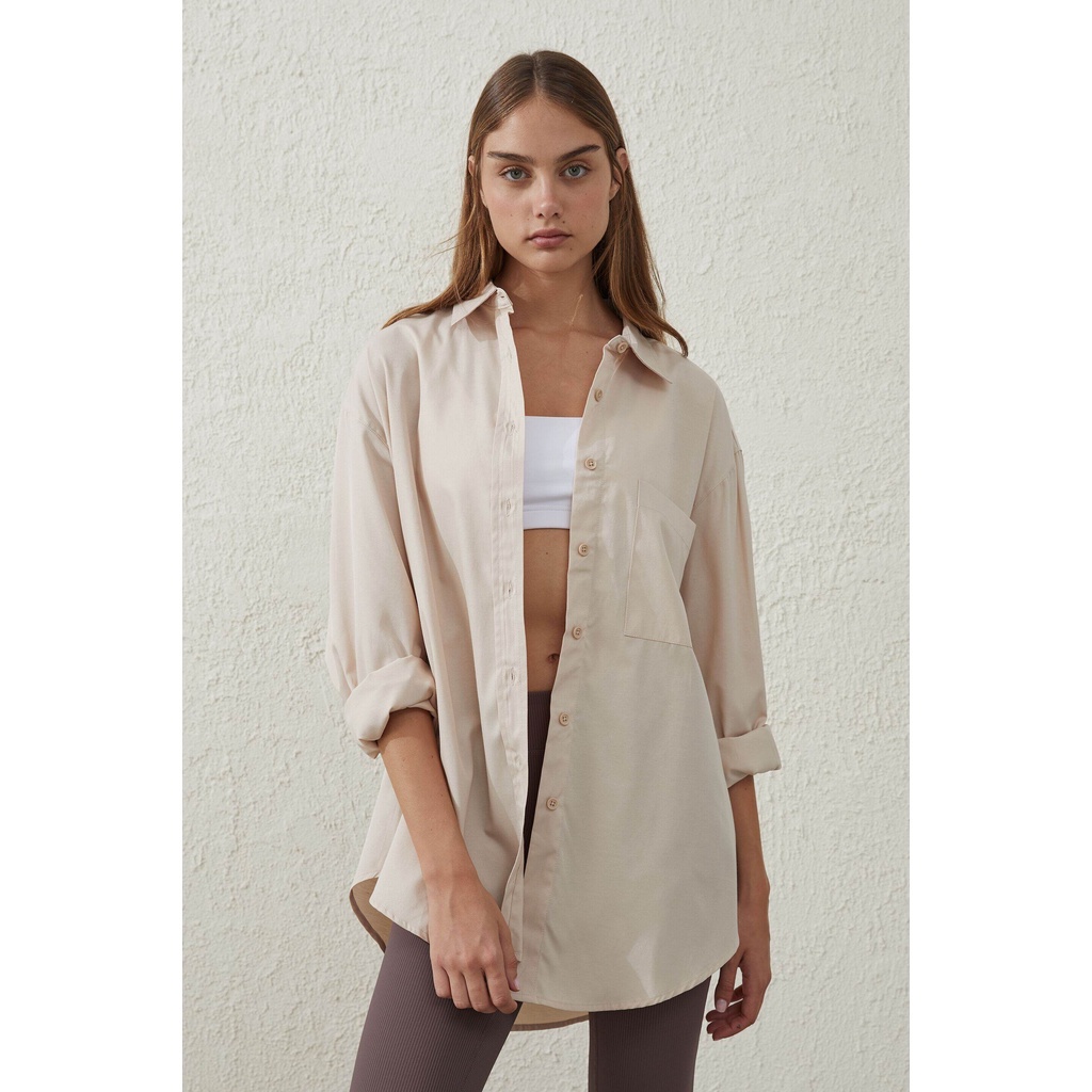 COTTON ON - Áo Sơ Mi Dài Tay Nữ - Active Shirt 6333597-10