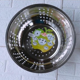 Rổ inox lỗ to và rổ inox lỗ nhỏ- size36cm zalo 0328731994